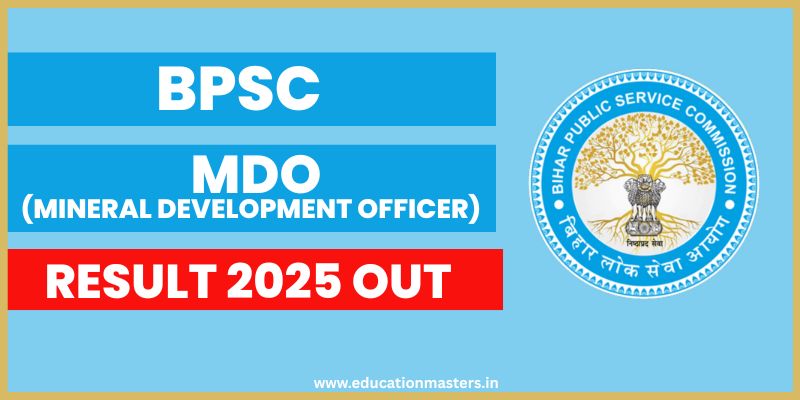 BPSC MDO Final Result 2026 OUT 